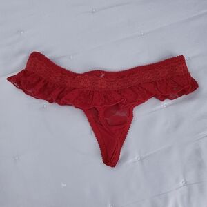 Aerie Flutter Lace Lengerie Thongs- XS